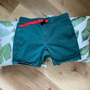 Vintage & Deadstock Topo Designs Forest Green Hike Shorts